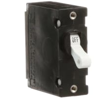 Carling Technologies Circuit Breaker;Hyd/Mag;Handle;1P;SeriesTrip;SPDT;DC Med;25A;Push-On;Dual Legend