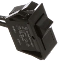 Carling Technologies Switch;Rocker;SPST;ON-NONE-OFF;Blk Actuator;Blk Bezel;Non-Illum;15A;125VAC;Wire