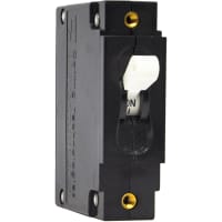 Carling Technologies Circuit Breaker Hyd/Mag Handle 1P SeriesTrip 50/60Hz Long 15A Screw Dual Legend