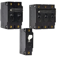 Carling Technologies Circuit Breaker Hyd/Mag 2P Visi-Rocker w/Guard 50/60Hz Long Del 15A 277VAC/80VDC