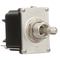 Carling Technologies Switch;Sealed Toggle;DP;(ON 2 Circuits)-ON 1 Circuit-OFF;16A;12/24V;Screw Term