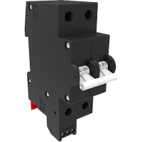 Carling Technologies Circuit Breaker Hydraulic/Magnetic 2 Pole SPDT DIN Rail Mount 13A Dual Legend