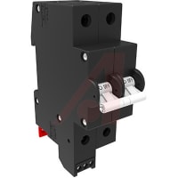 Carling Technologies Circuit Breaker Hydraulic/Magnetic 2 Pole SPDT DIN Rail Mount 2.5A Dual Legend