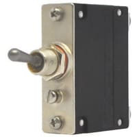 Carling Technologies Circuit Breaker Sealed Toggle 1P Series Trip DC 50/60Hz Med 10A No Legend Screw