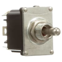 Carling Technologies Switch, Sealed Toggle, DP, (ON)-OFF-(ON), MIL-DTL-3950G, IP68, 16A, 12/24V, Screw Term