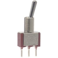 Carling Technologies Toggle Switch, 5 A, 2 A, 20V, SPDT, 10 Milliohms, PCB, Epoxy, 2M Series