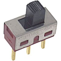 Carling Technologies Switch, Slide, Single Pole, 0.4 VA (Max.) @ 20 V (Max.), 20 VAC/20 VDC (Max.)