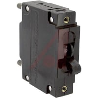 Carling Technologies Circuit Breaker Hyd/Mag Handle 1P SeriesTrip DC 50/60Hz Med 10A Stud Dual Legend