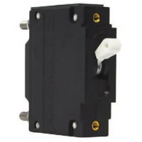 Carling Technologies Circuit Breaker Hyd/Mag Handle 1P SeriesTrip DC Med 80A Stud Dual Legend