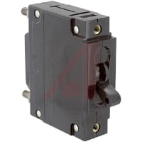 Carling Technologies Circuit Breaker Hyd/Mag Handle 1P SeriesDC 50/60Hz Med .750A Stud Dual Legend