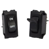 Carling Technologies Rocker Switch, Off-On, SPDT, 10 A@125VAC, 13.97mm 28.58mm, Black, R Series