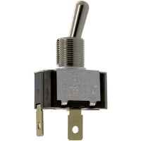 Carling Technologies Toggle Switch, PCB Mount, 10 A@250 VAC, 15 A@125 VAC, 125/250 VAC, SPST