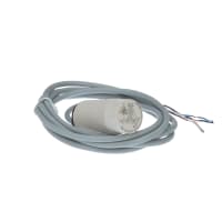 Carlo Gavazzi, Inc. Capacitive Proximity Sensor, Cylindrical, 25mm, DC, PNP-NO/NC, Cable 4Wire, 30mm