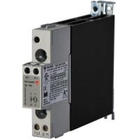 Carlo Gavazzi, Inc. Contactor, Solid State, Single Pole, 4-32VDC Control, 23AAC, 36-660VAC Line