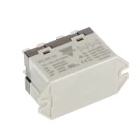 Carlo Gavazzi, Inc. Power Electromechanical Relay, DPST, NO, 30A, 120VAC Coil, Flange-mount, NF Series