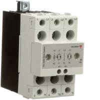 Carlo Gavazzi, Inc. Contactor, Solid State, 2 Phase, 2 x 27A, 5-32VDC Control, 42-660VAC Line