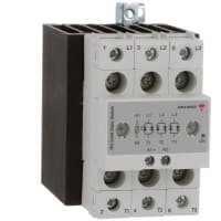 Carlo Gavazzi, Inc. Contactor, Solid State, SSR, 3 Phase, AC IN-ZC 600V 3X25A 120