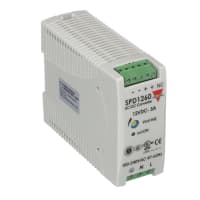 Carlo Gavazzi, Inc. Power Supply, AC-DC, 12V, 5A, 85-264V In, Enclosed, DIN Rail, Industrial, 60W, SPD Series