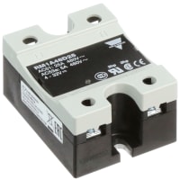 Carlo Gavazzi, Inc. Relay, SPDP, 25 A, 480, Solid-State, 1000 Megohms, Self-Lifting, Panel Mount