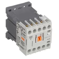 Carlo Gavazzi, Inc. Mini Contactor, 3PST, NO, 12Amps, 120VAC Coil, Screw Terminal, 1NO Aux, CGM Series