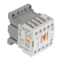 Carlo Gavazzi, Inc. Mini Contactor, 3PST, NO, 12Amps, 24VAC Coil, Screw Terminal, 1NO Aux, CGM Series