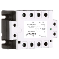 Carlo Gavazzi, Inc. Relay, 25 A, 600, Solid-State, 1000 Megohms, Screw, Surface Mount, Silver Alloy