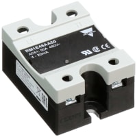 Carlo Gavazzi, Inc. Relay, SSR, Analog-Switching, Cur-Rtg 50A, Ctrl-V 480AC, Screw, cUL, UL, CSA, CE