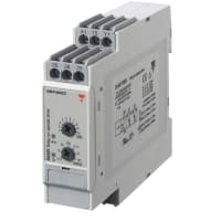 Carlo Gavazzi, Inc. Time Delay Relay, On-Delay, 0.1s to 100hrs, 240VAC/DC, 2 x SPDT, DAA Series