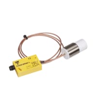 Carlo Gavazzi, Inc. Proximity Sensor, M30, Capacitance, HT, 10mm Range, 10-36VDC, PNP, 1m, Teflon