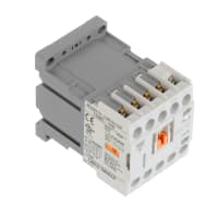 Carlo Gavazzi, Inc. Mini Contactor, 3PST, NO, 12Amps, 24VDC Coil, Screw Terminal, 1NO Aux, CGM Series