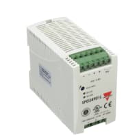 Carlo Gavazzi, Inc. Power Supply, AC-DC, 24V, 3.8A, 85-264V In, Enclosed, DIN Rail Mount, 91W, SPD Series