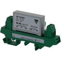 Carlo Gavazzi, Inc. Solid State Relay, 4.25-32 VDC, SPST, 8A/60VDC, DC Switching, RP1D Series