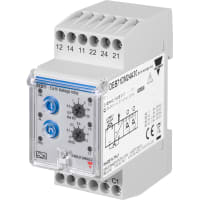 Carlo Gavazzi, Inc. Monitoring Relay, Contact Form 2 NC/2 NO, Current Rating 5 A, DEB71 Series