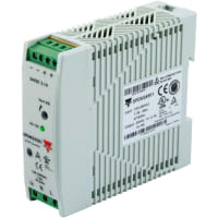 Carlo Gavazzi, Inc. Power Supply, 50W, 24VDC, Din Rail Mounting, Screw, CompACt