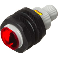 Carlo Gavazzi, Inc. Photoelectric Sensor, M18 Axial, Diffuse-Reflective, PNP, 1 Meter Range, Plug