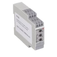 Carlo Gavazzi, Inc. Relay, Monitor, DIN Rail, SPDT, Supply, 24-48VAC/VDC, Measures: 2-500VAC/VDC