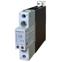 Carlo Gavazzi, Inc. Contactor, Solid State, 1 Pole, Current 30 AAC, DIN Rail/Wall Mount, RGC Series