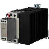 Carlo Gavazzi, Inc. Solid-State Relay, Zero Switch, SPST, NO, 90A, 42-660VAC, 4-32VDC, DIN, RGC Series