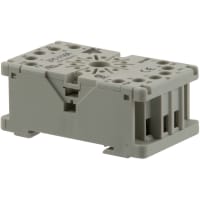 Carlo Gavazzi, Inc. Relay Socket, Voltage 250 VAC, For Use With RCP Relays, ZPD Series