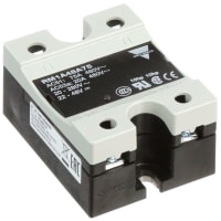 Carlo Gavazzi, Inc. Relay, SPDP, 75 A, 480, Solid-State, 1000 Megohms, Self-Lifting, Panel Mount