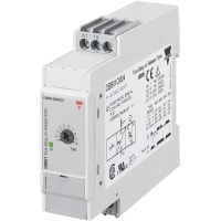 Carlo Gavazzi, Inc. Time Delay Relay, Control Voltage 12 - 24 VDC, 0.10 - 600.00 s, DBB Series