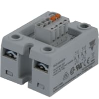 Carlo Gavazzi, Inc. Relay, Solid State, SSR, 2 Pole, 600 VAC-ZC, 4-32VDC, 75 AAC, 9800 A, Plug