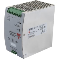 Carlo Gavazzi, Inc. Power Supply, 480W, 24VDC, Din Rail Mounting, Screw, CompACt