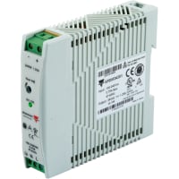 Carlo Gavazzi, Inc. Power Supply, 30W, 24VDC, Din Rail Mounting, Screw, CompACt