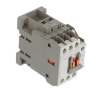 Carlo Gavazzi, Inc. IEC Contactor, 3PST, NO, 9Amps, 120VAC Coil, Screw Terminal, DIN, CC Series