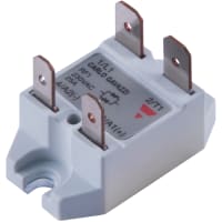 Carlo Gavazzi, Inc. Solid State Relay, Current 25 AAC, Voltage 230 VAC, RF1A Series