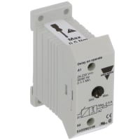 Carlo Gavazzi, Inc. Time Delay Relay, On-Delay, 0.1m to 1m, 24 to 230VAC/DC, SCR 500mA, EAS Series