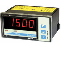 Carlo Gavazzi, Inc. 48 X 96 Digital Panel Mounting 3 1/2 Dgt Trms Ac And Dc Ampermeter And Voltmeter