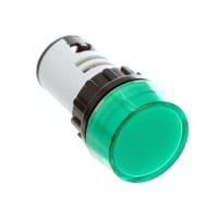 Carlo Gavazzi, Inc. PILOT Light COMPACT HI Lens 110 VAC/DC Green LED