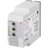 Carlo Gavazzi, Inc. Time Delay Relay, Multi-function, 0.1s-100hr, 24VDC, 2 x SPDT, PMC Series